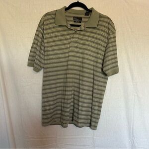 Marc Edwards‎ Swift Dry Polo Shirt Striped Short Sleeve Casual